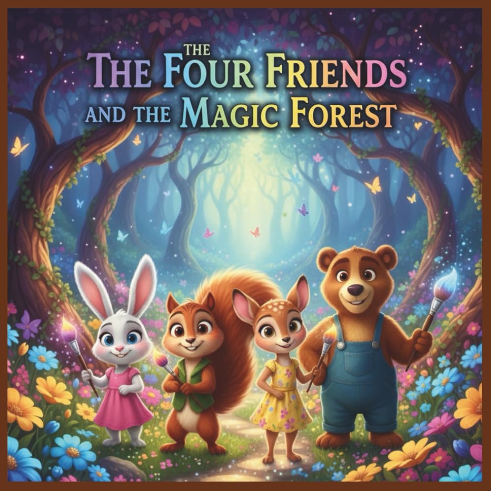 The Four Friends and the Magic Forest: A Magical Adventure Story for Children Ages 3-6