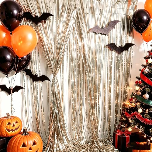 AiTodos® 3Szt Zasłona z Lamet, Wielokrotnego użytku, 1 * 2M