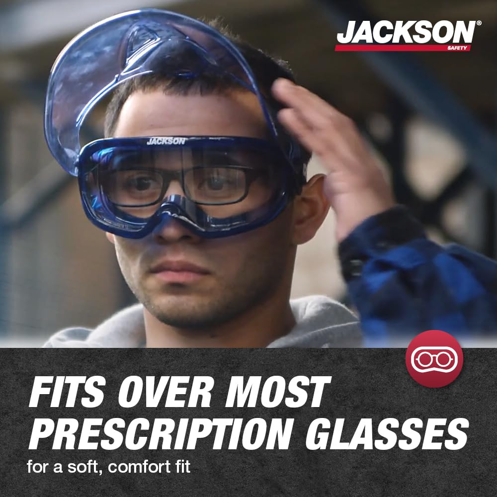 Jackson Safety Goggles with Face Shield - ANSI Z87.1 -4