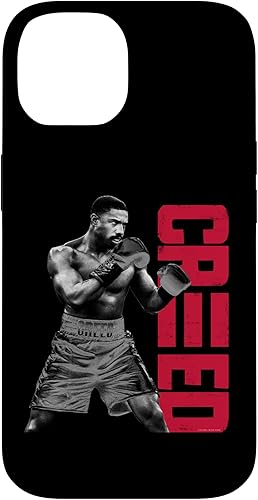 Miniatura 4 de iPhone 11 Adonis Creed pose con logotipo vertical rojo funda