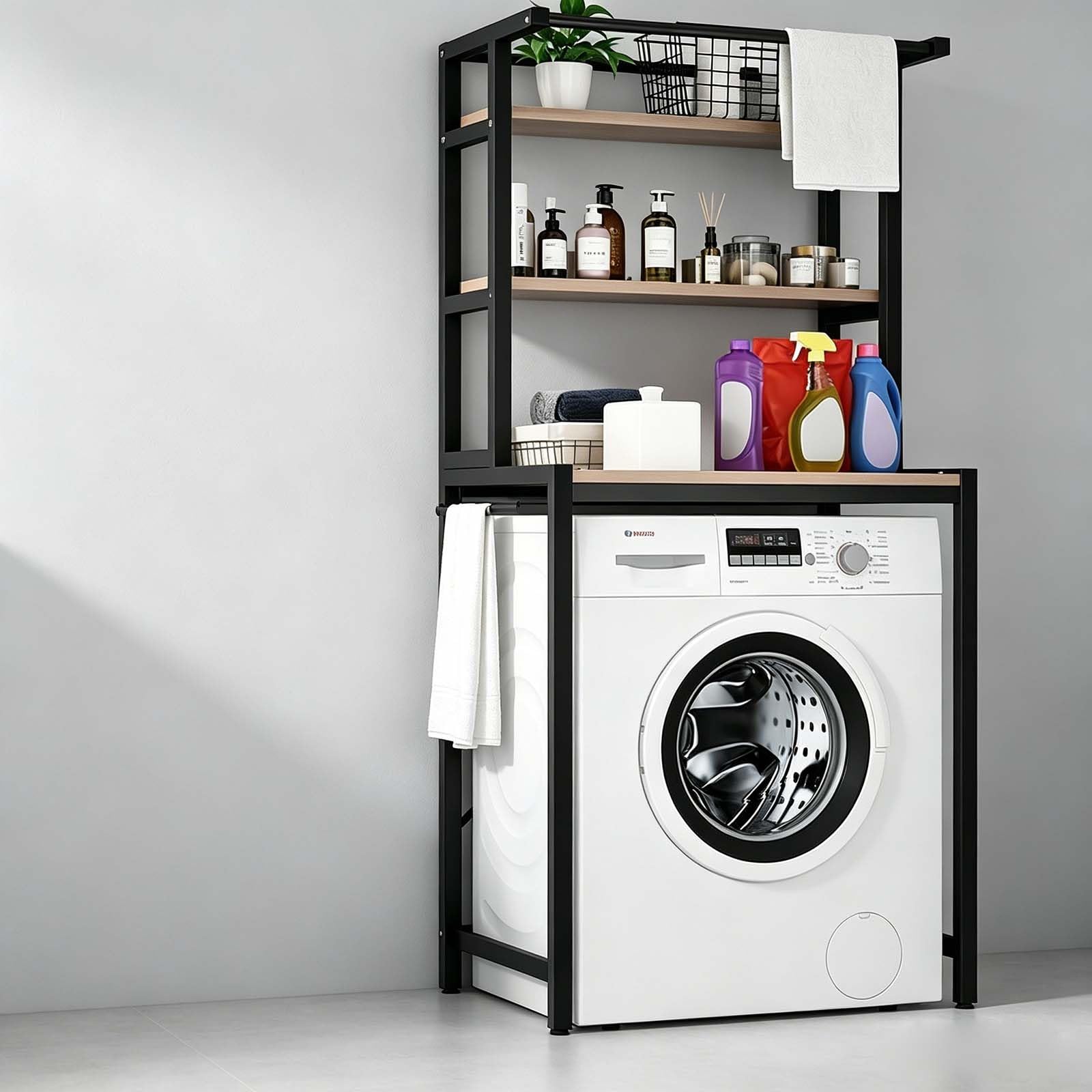 kumamart Laundry Supply Storage Organizer Above Washing Machine