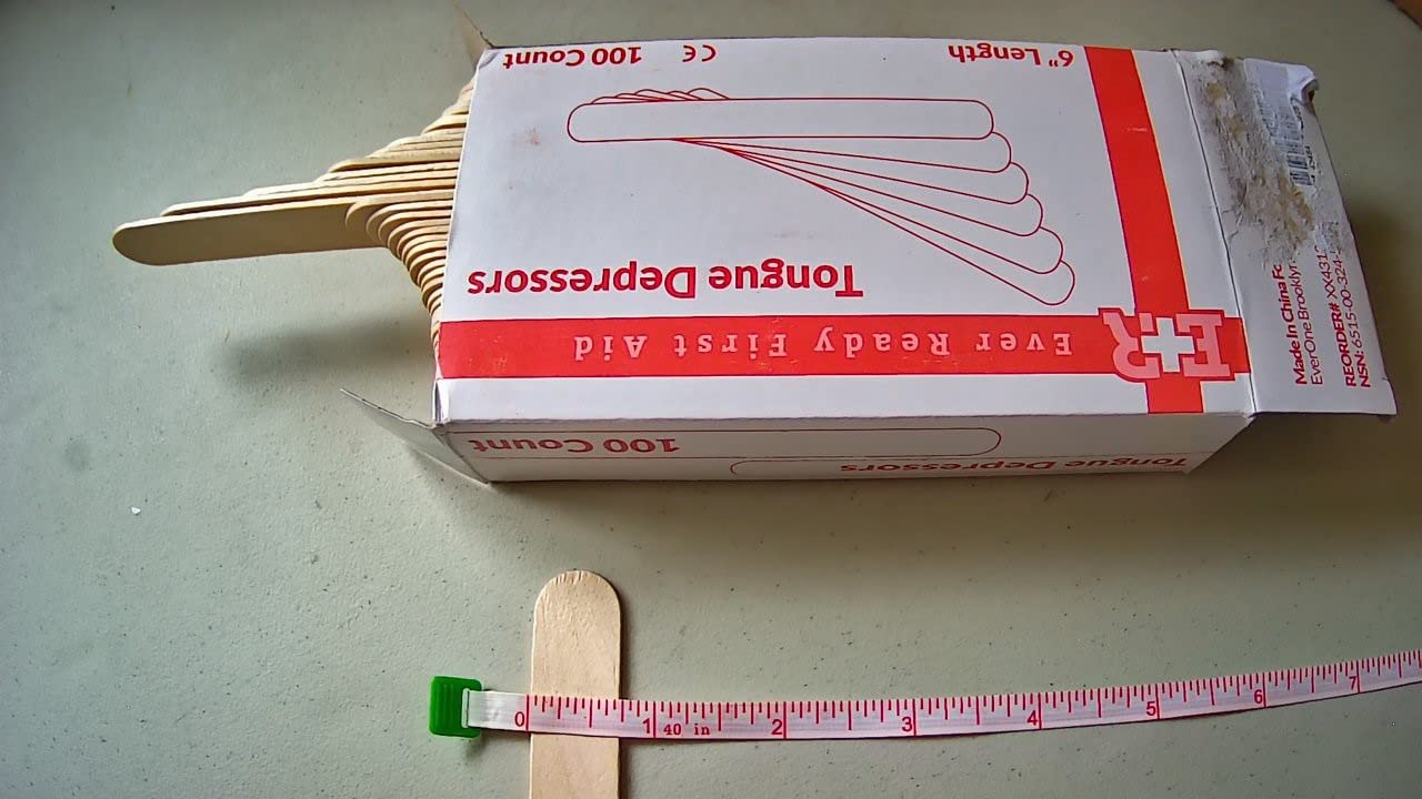 3/mo Finance Ever Ready First Aid Wood 6" Tongue Depressors, Medical