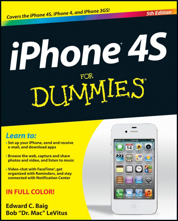 Used Book in Good Condition iPhone 4S for Dummies