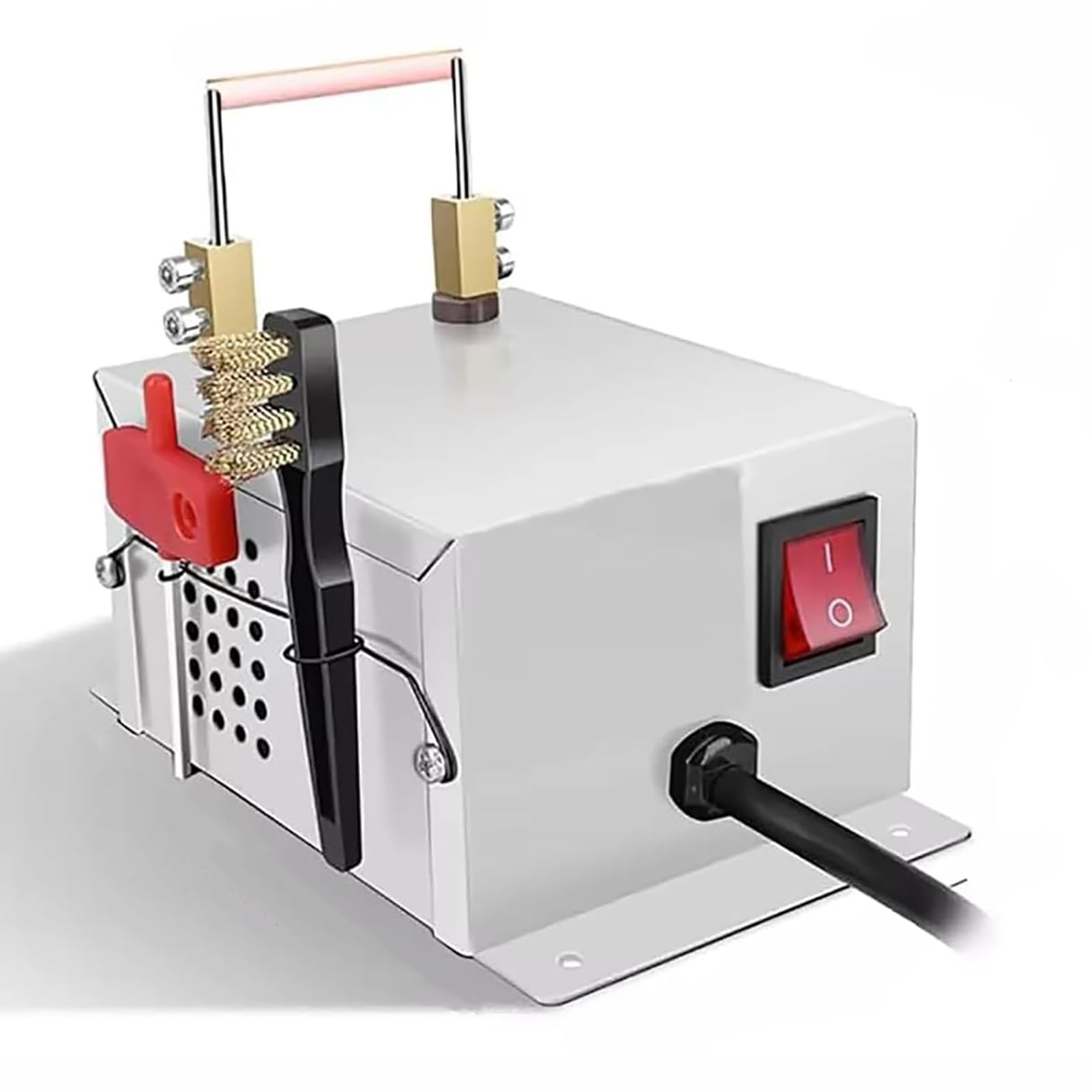 JXYQ Electric Rope Cutter Hot Knife, 30W/60W Thermal Blade for Fabric Webbing Belting, with Wrench & Brush