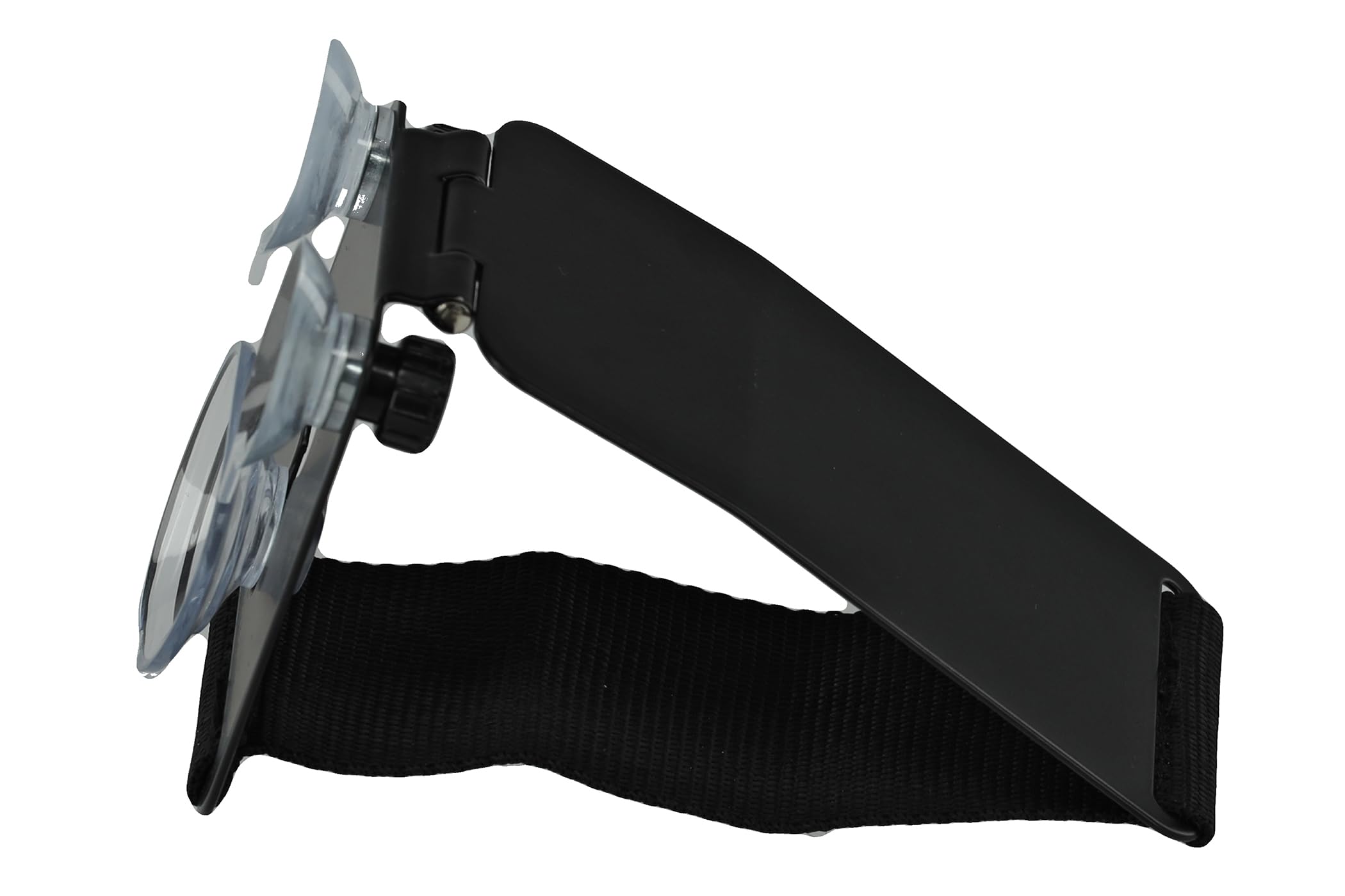 GEWA Soporte para guitarra tenor - plegable de metal - estrecho, también adecuado para aros planos - cinta cosida - negro