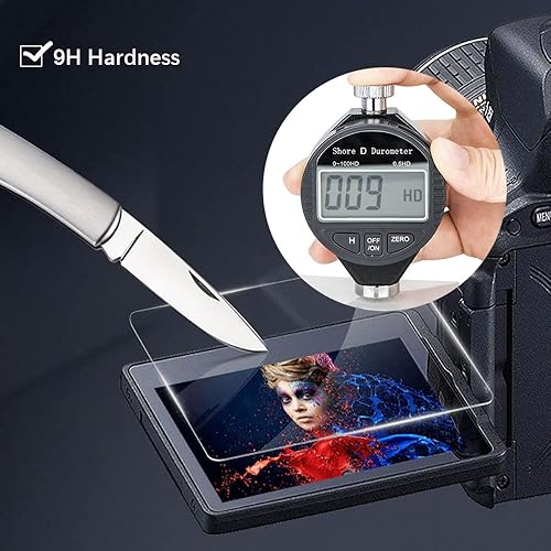 Miniatura 4 de Para DJI RC Pro Paquete de 2 protectores de pantalla de vidrio para control remoto DJI RC Pro, vidrio templado ultrafino de 0.012 in, dureza 9H,