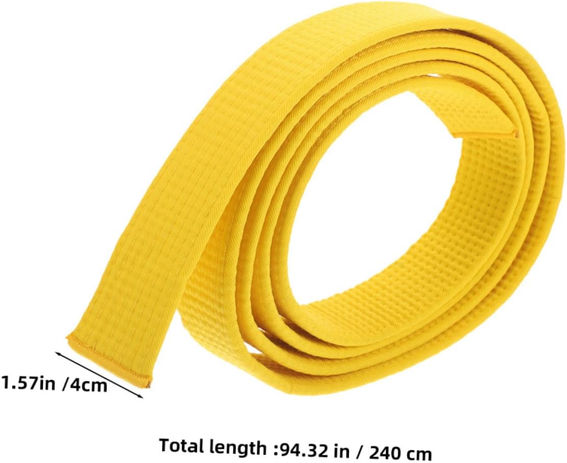Outanaya 2pcs Professional Martial Art Belts Taekwondo Belt Karate Gifts Comfortable