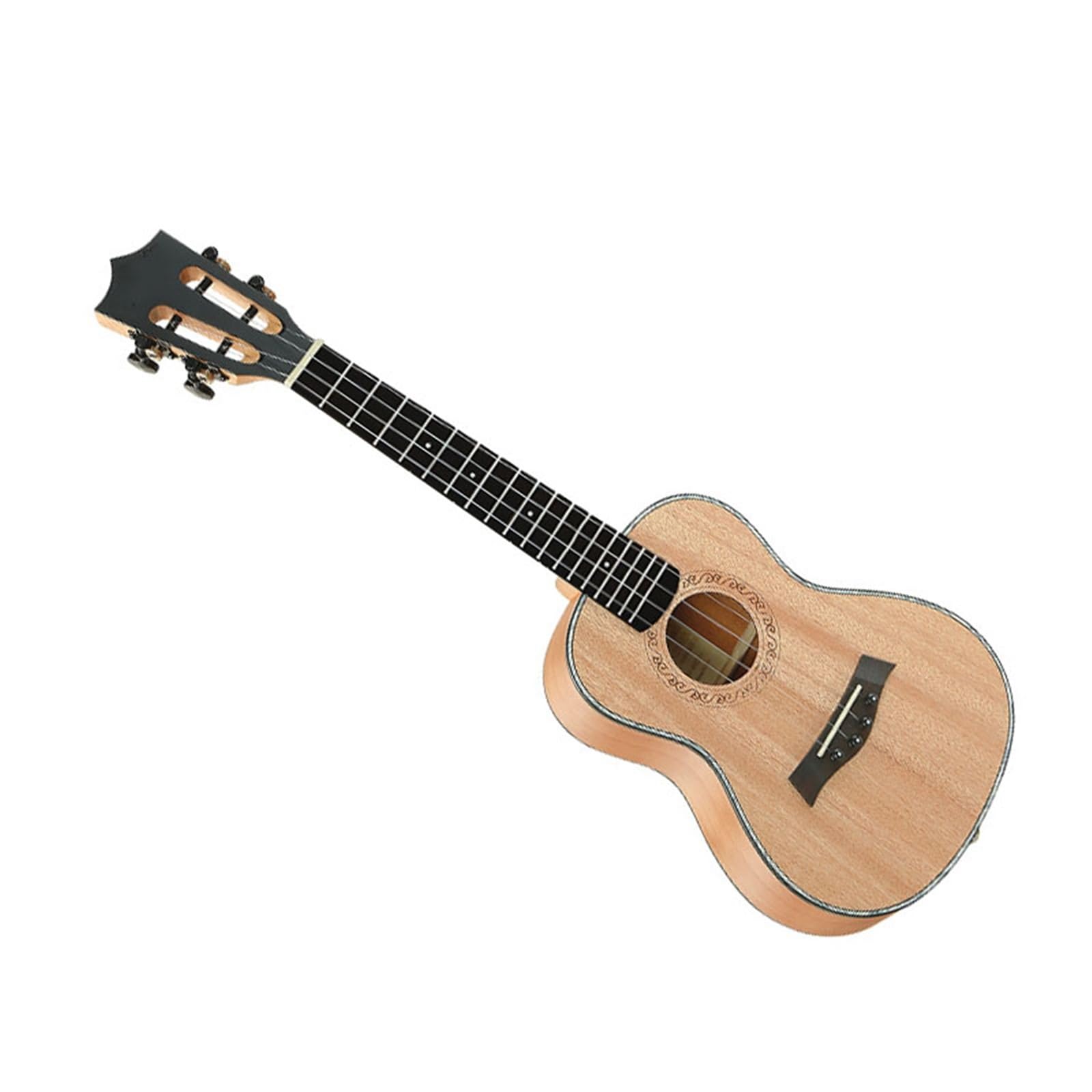 Ukulélé Professionnel Ukulélé En Bois Massif De 23 Pouces Instrument D'entrée Gamme Pour Débutants Et Adultes