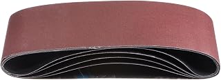 5pcs Sanding Belts 4 x 24 Inch Belt Sander Paper 240 Grit Aluminum Oxide Sandpaper Belt for Sanding Polishing Wood Metal Paint