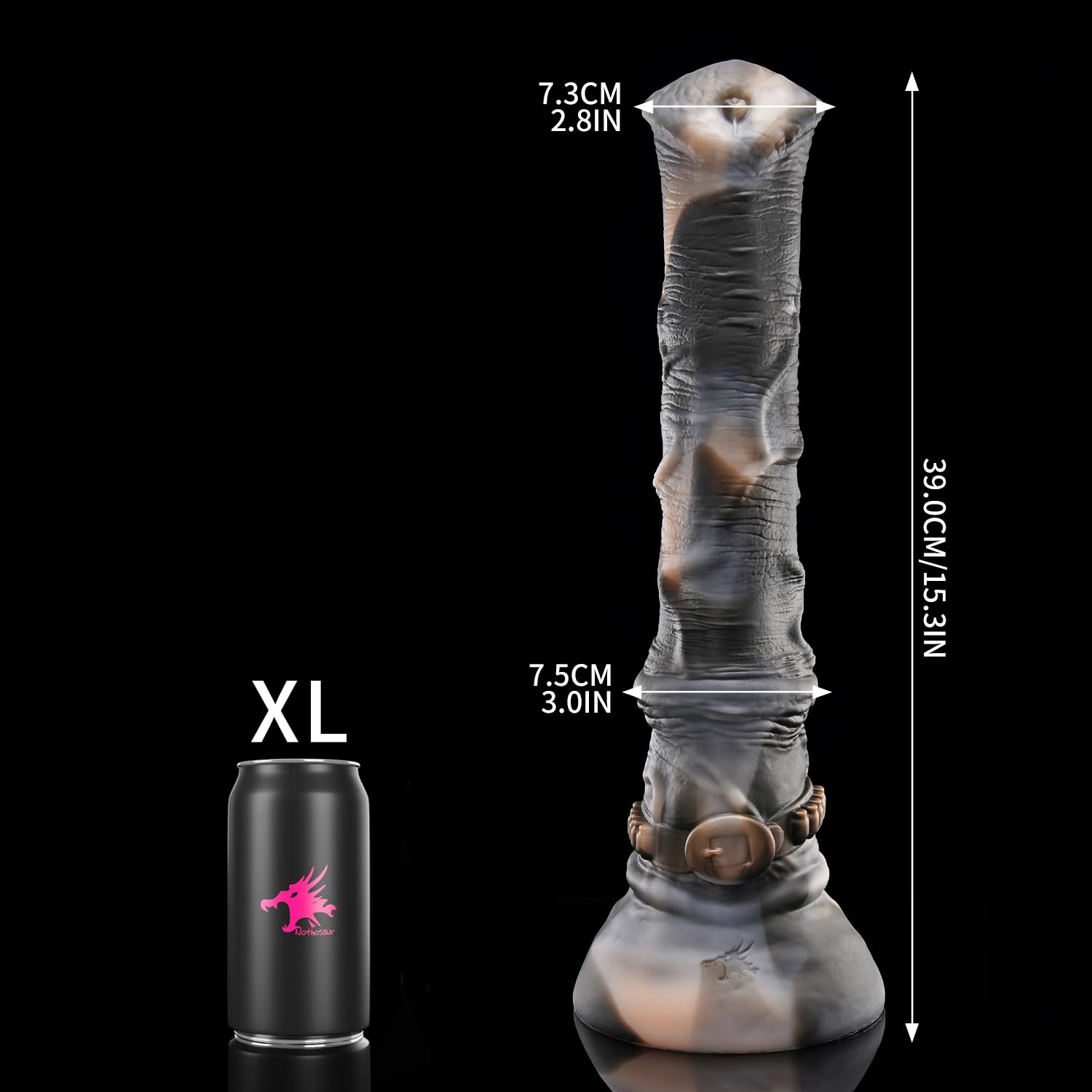 Dildo Squirt Adult Sex Toy, 13.8" NOTHOSAUR Hunter Jack Squirting Dildo Ejaculating Dildo Butt Plug Anal, Anal Dildo Huge Thick Realistic Dildo Suction Cup, Strap On Dildo Anal Toys Sex Toy Men Gay: XL Bounty Noir