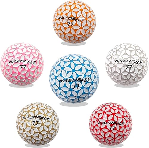 Pelotas de golf de distancia (media docena) 2 tonos de colores 6 bolas