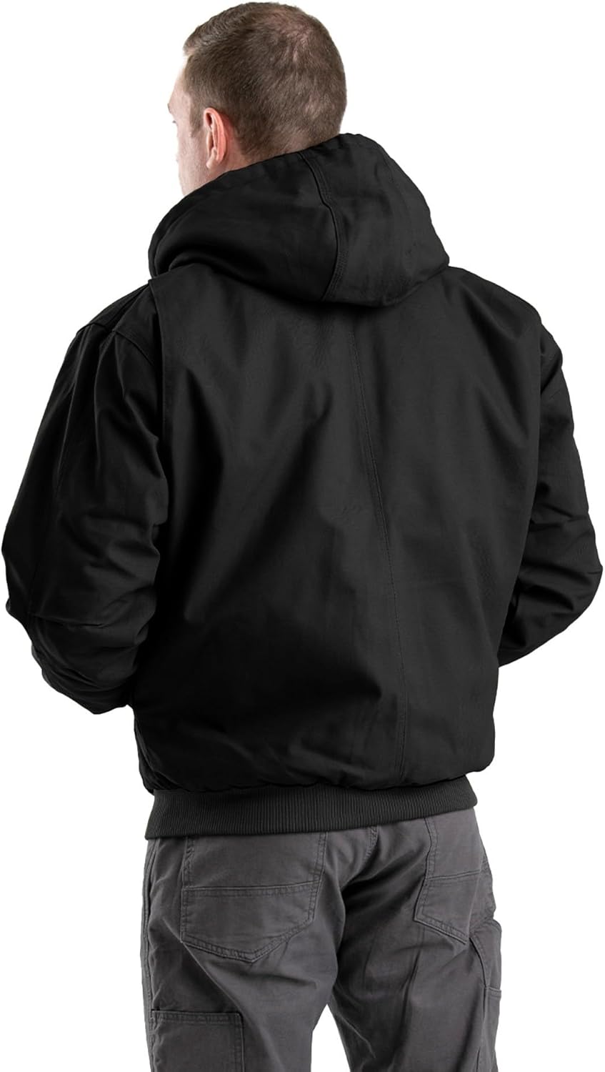 Berne Men's Heritage Duck Hooded Active Work Jacket - Image 2