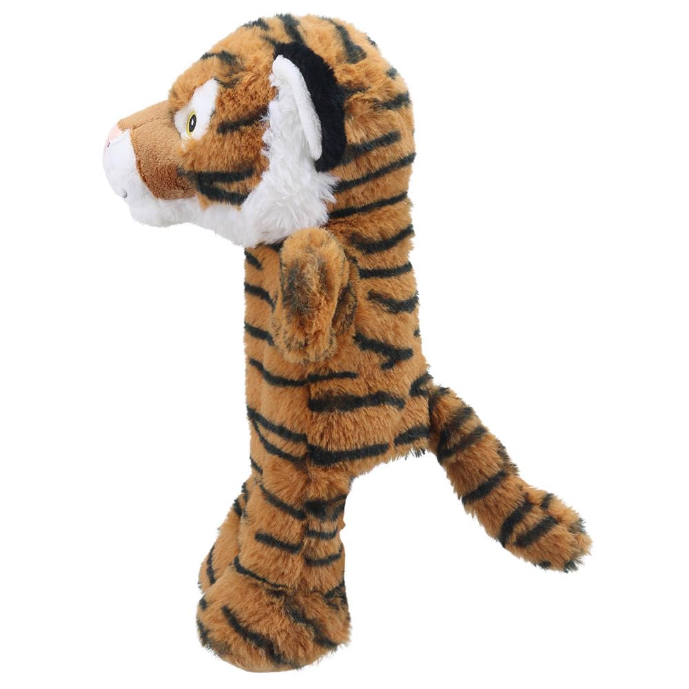 The Puppet Company Tiger ECO Walking Puppet, Soft, Striped & Eco-Friendly Hand Puppet, Fun for Kids & Adults - Image 3