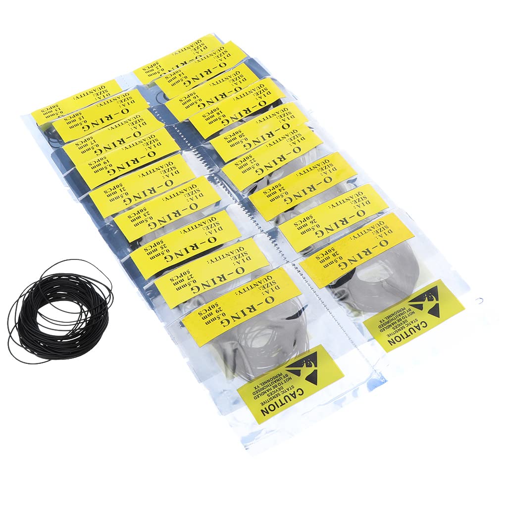 Kit di Riparazione guarnizioni in Gomma per Orologio O-Ring