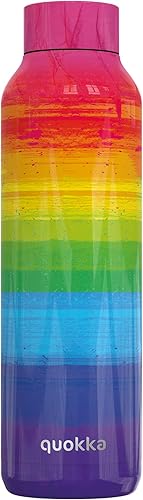 Vista 13 de Quokka BOTELLA TERMO ACERO INOXIDABLE SÓLIDO VERDE OLIVA 630 ML