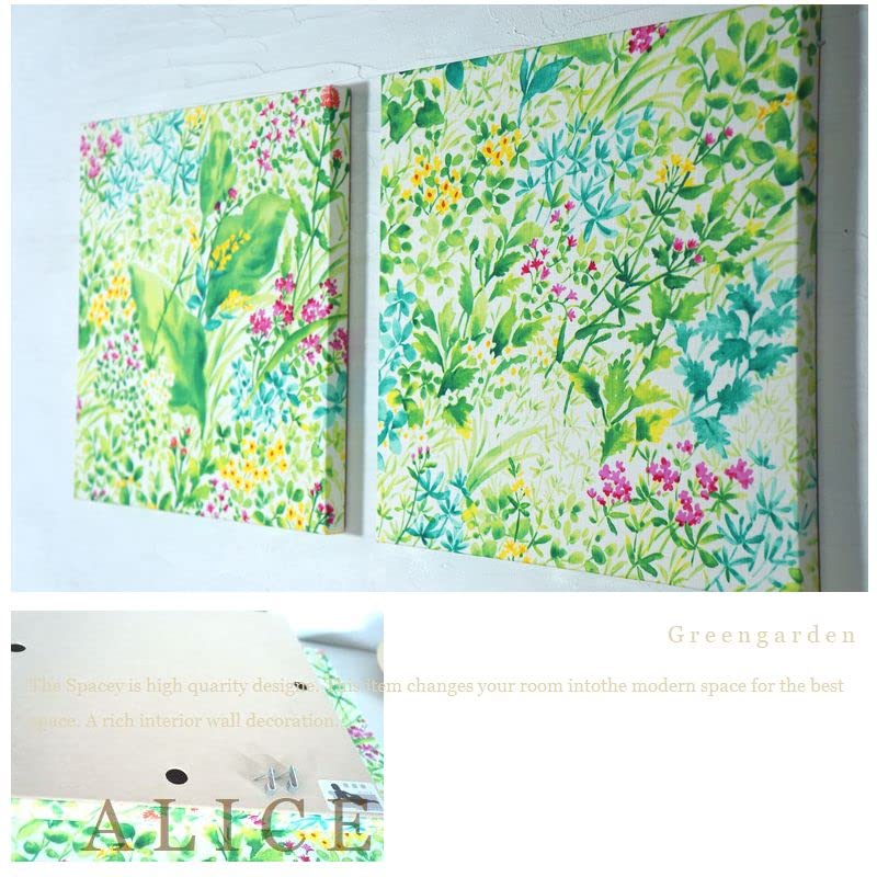 Amazon.co.jp: ファブリックパネル GREENGARDEN 40×40×2.5cm 2