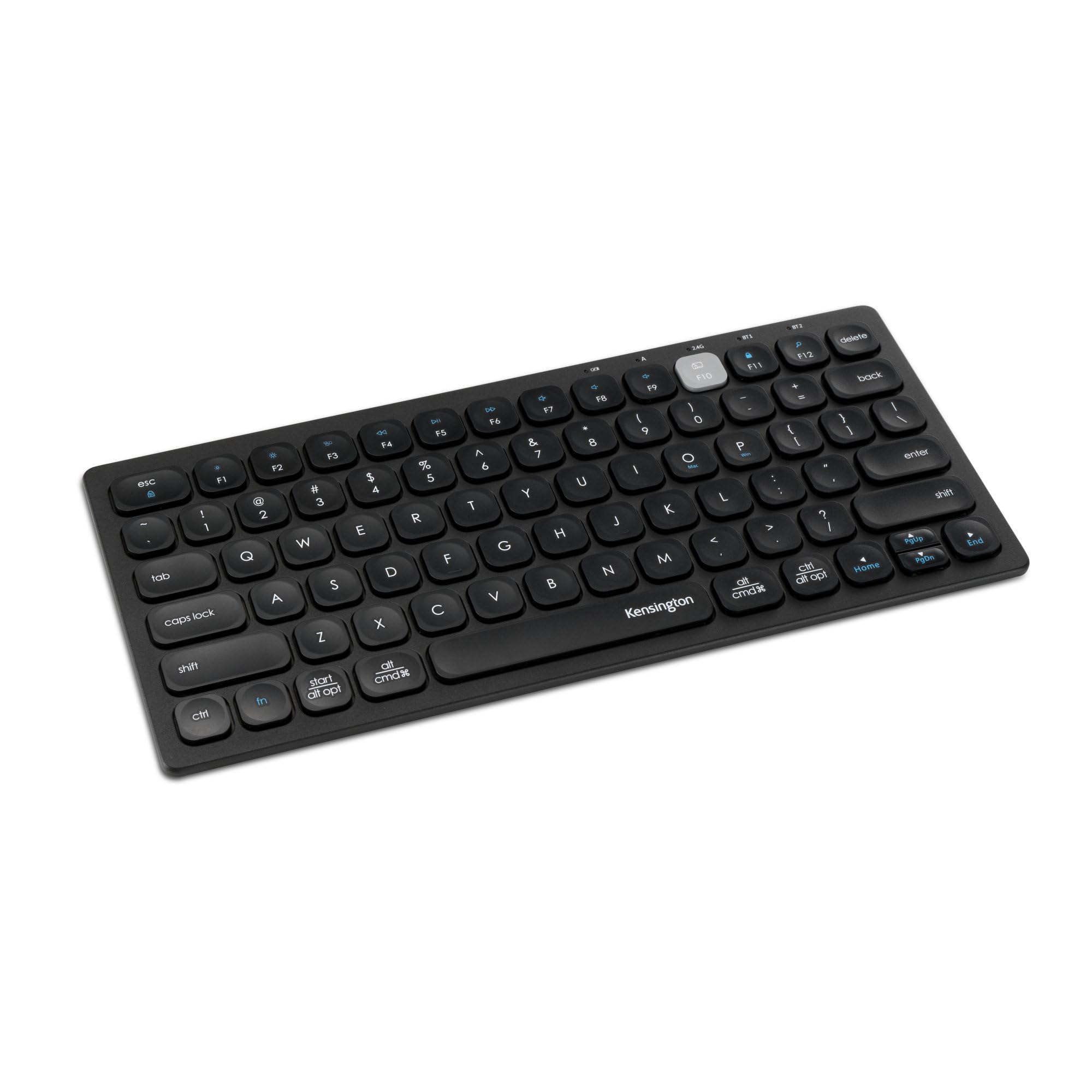 Kensington K75502DE - Teclado Compacto inalámbrico con Bluetooth, Compatible con Windows, Mac, iOS, ChromeOS, Color Negro