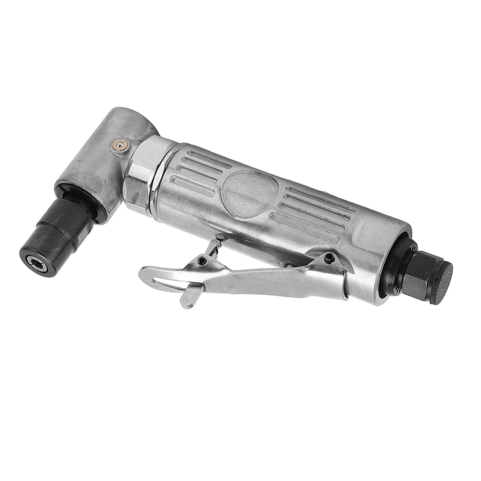 Smerigliatrice Pneumatica da 90 Gradi 20000 Giri/min 0,3 Pneumatica | Lega di Zinco, Acciaio Al Tungsteno, Pinze da 1/4" e 1/8", Set di Testine per Smerigliatura Ad Aria, Uso del Compressore,