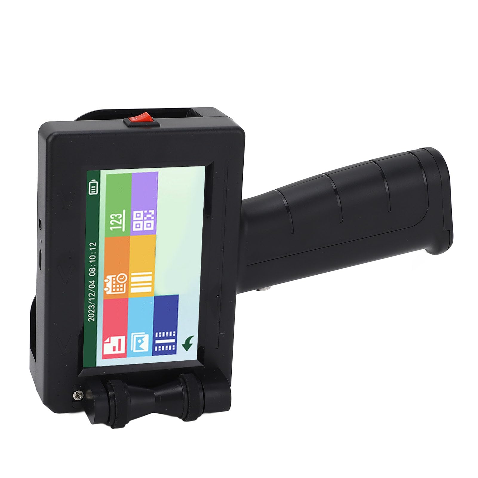 Handheld-Tintenstrahldrucker, HD-Touchscreen, Tragbares Codiergerät für Holz/Kunststoff/Etiketten, 4,3-Zoll-LED für Industrieverpackungen