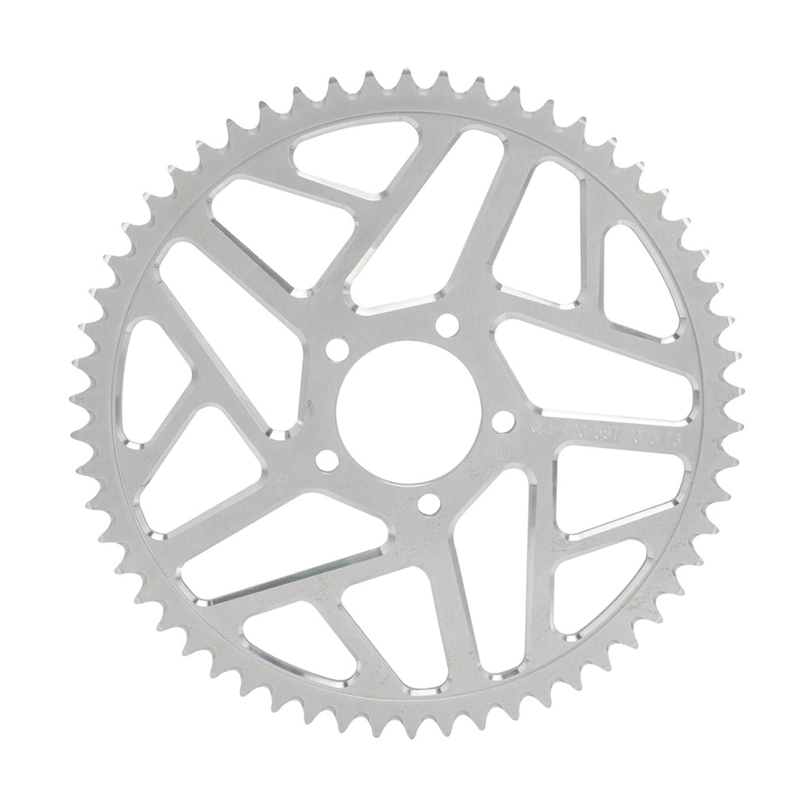 Osłona zębatki Pasuje do Surron Lightbee XS Segway X160 X260 48T 54T 60T Motocykl Tylna zębatka łańcuchowa osłona łańcucha(60T Silver)