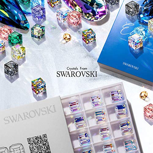    LADY COLOUR Mothers Day Jewelry Gifts for Mom Gifts for Women Dangle Drop Thread Earrings 925 Sterling Silver with Swarovski Crystals Birthday Anniversary Romantic Gift for Women Wife Girls Girlfriend