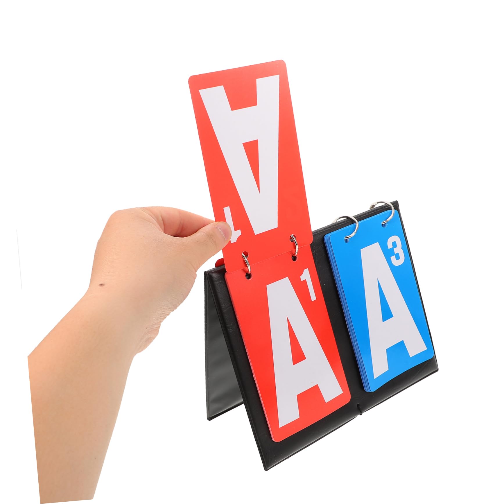 KICHOUSE Portable Tabletop Scoreboard Durable Flip Scorekeeper for Basketball Soccer Tennis and More Easy to Read Sports Score Ticker