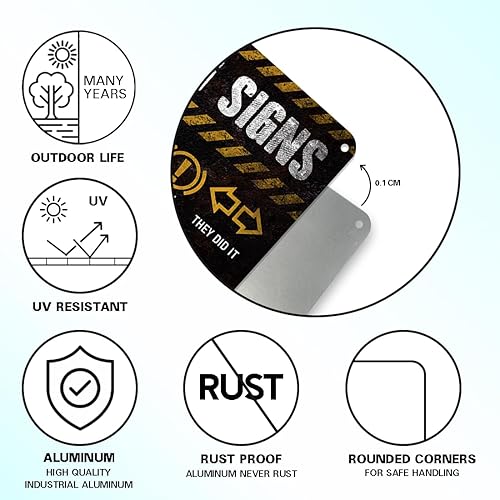 Miniatura 3 de Letreros de garaje  Letrero de metal divertido de mecánico de 9 x 11 pulgadas, arte de pared de aluminio duradero para el garaje del auto de papá,