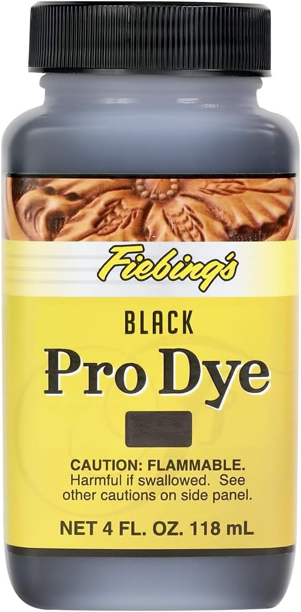 Fiebing's Pro Dye, Black, 4 Oz.