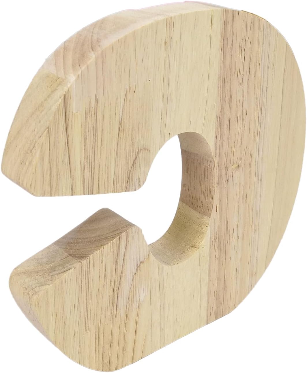 FixtureDisplays® First Name Initial Personalized 7" Tall Wooden Kids Letter Piggy Bank Custom Name Coin Bank, Wood Alphabet Letter Bank Money Box Birthday Home Decoration - Letter "C" 15553NEW-C-1D