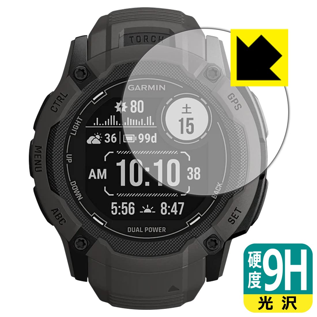 Amazon.co.jp: PDA工房 GARMIN Instinct 2X Dual Power対応 9H高