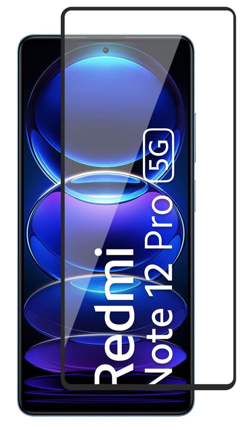 JGD PRODUCTS for Redmi Note 12, Redmi Note 12 Pro, Redmi Note 12 Pro Plus Tempered glass Screen Protector with Full Edge Protection and Easy Installation Kit-image-38
