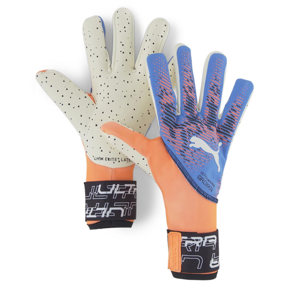 PUMA Mens Ultra Ultimate 1 Nc Goalkeeper Gloves Soccer Cleats - Orange