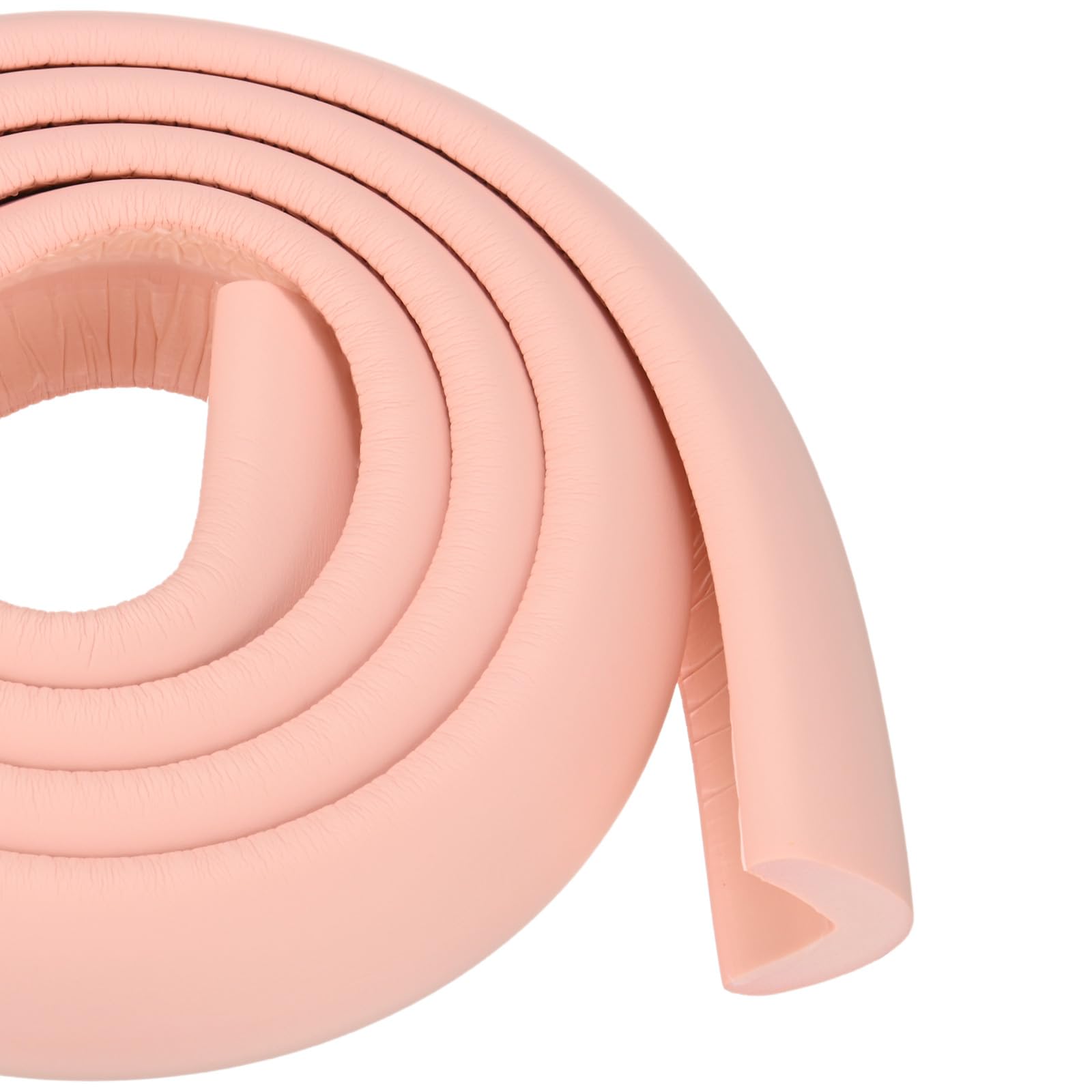 M METERXITY 4 Protectores De Esquina En Paquete De 4, 6.5 Pies/2m De Espuma De Goma NBR Suave Protector De Borde En Forma De L para Esquinas De Muebles/Chimenea/Borde De Mesa [Rosa]
