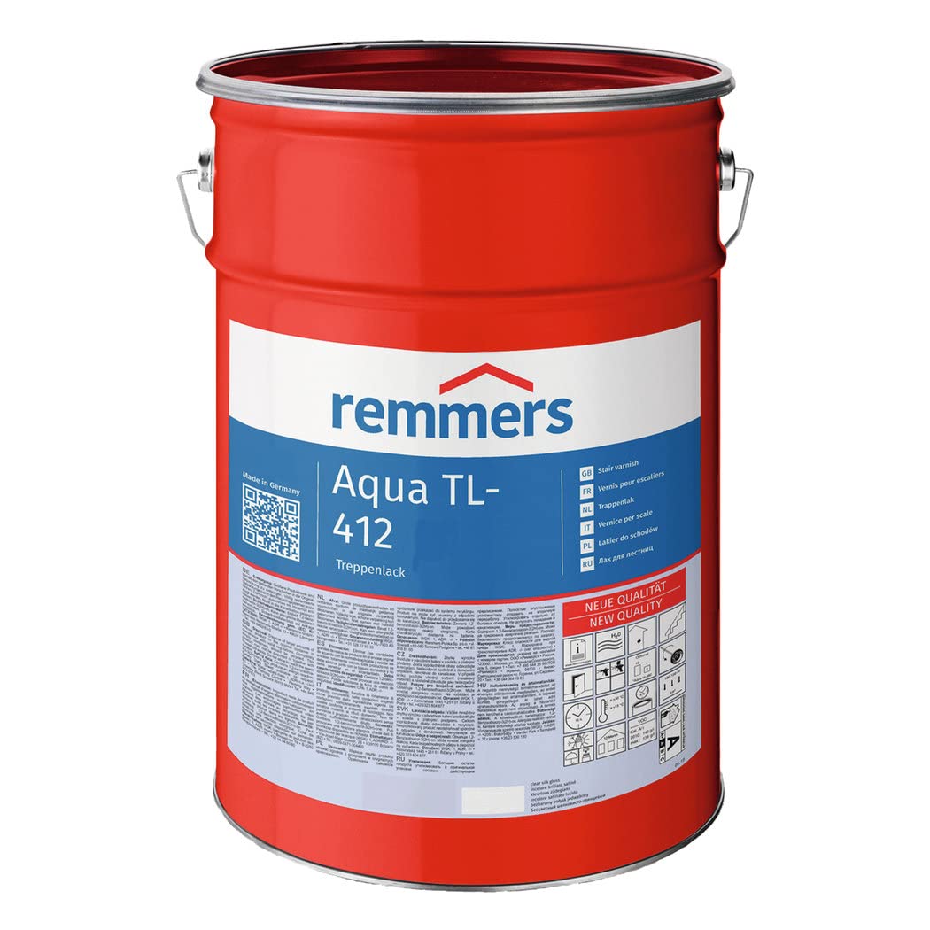 Remmers AQUA TL-412/20 TREPPENLACK - 20 LTR (FARBLOS MATT)