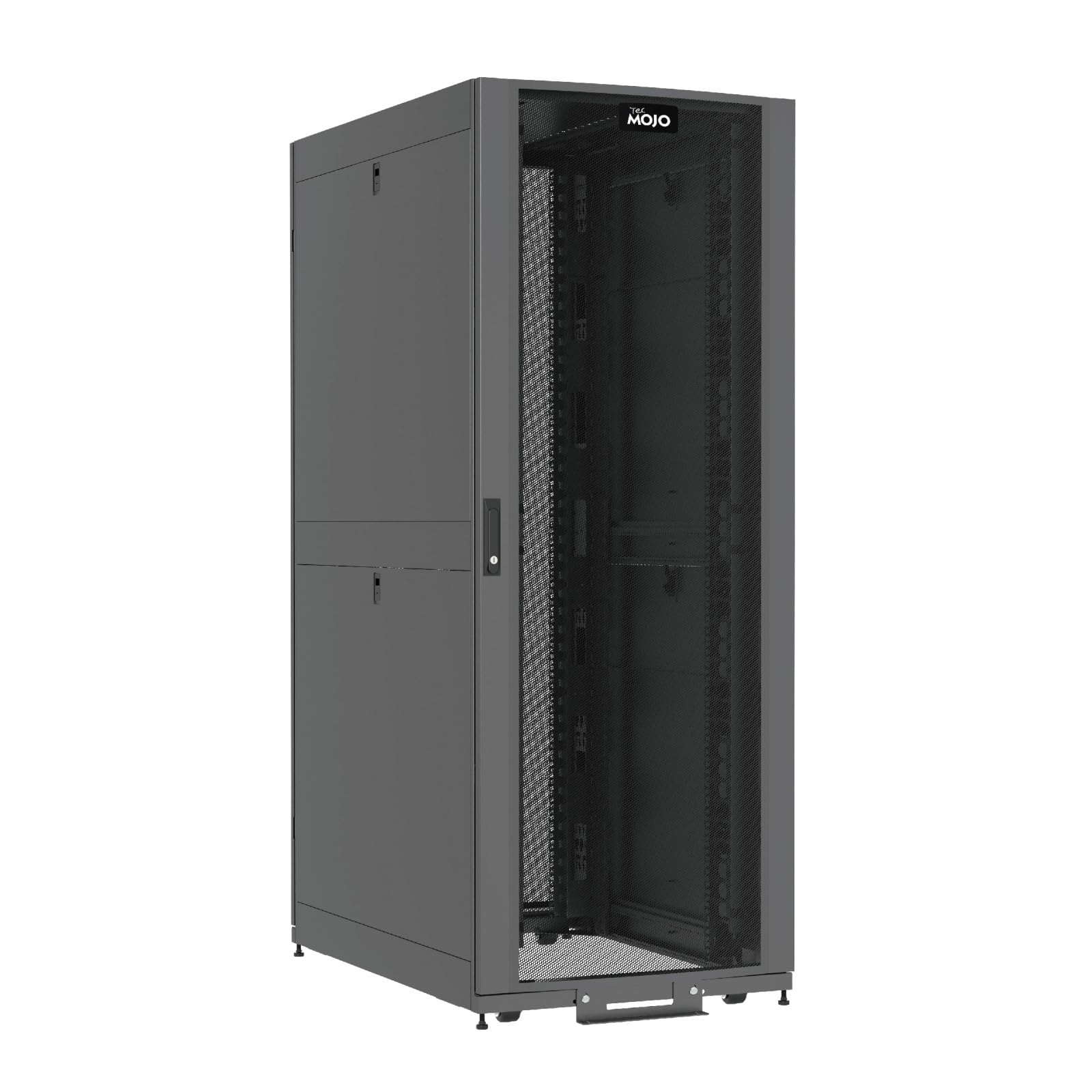 Tecmojo 42U Server Rack Cabinet - PRE-Assembled 32inch Width 43inch Depth IT Network Equipment Cabinet Rack Enclosure with Casters - 3000lbs Weight Capacity,Black