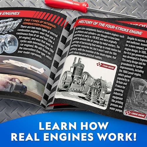 image for Blue Marble National Geographic 4-Cylinder Engine Building Kit – 175