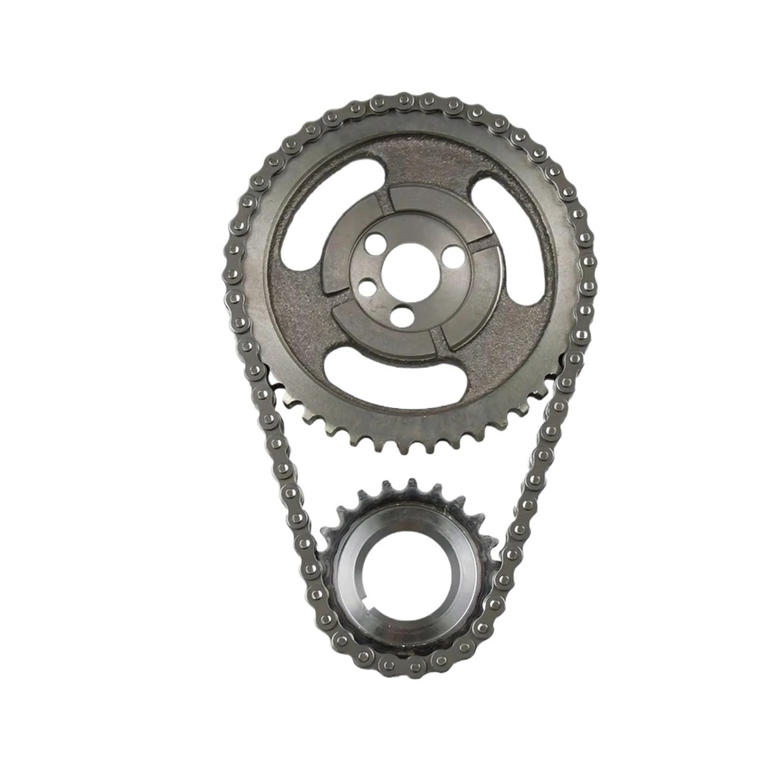 komplet paska rozrządu Zestaw podwójnego łańcucha rozrządu pasujący do GM SBC Chevy 350 400 327 305 283 383 5530532100 3735412 3735413 Zestawy pasków rozrządu do samochodu
