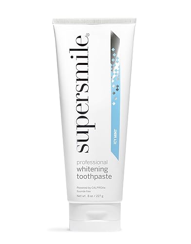 Supersmile Professional Teeth Whitening Toothpaste - Fluoride Free for Visibly
