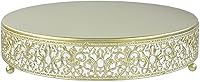 FEICTPOX 12 Inch Gold Metal Cake Stand - Elegant Cupcake Dessert Display Holder for Weddings, Parties, Birthdays