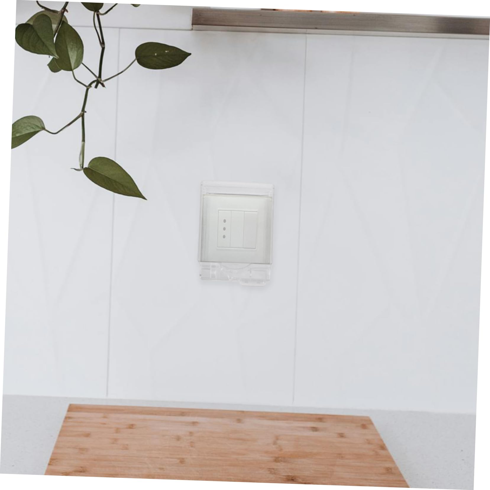 SOLUSTRE 5stücke Socket Plate Guard Wasserdichte Steckdosenabdeckung Für Badezimmer Selbstklebende Schutzabdeckung Für Elektrische Anschlüsse Langlebiges Material Für Feuchte Bereiche
