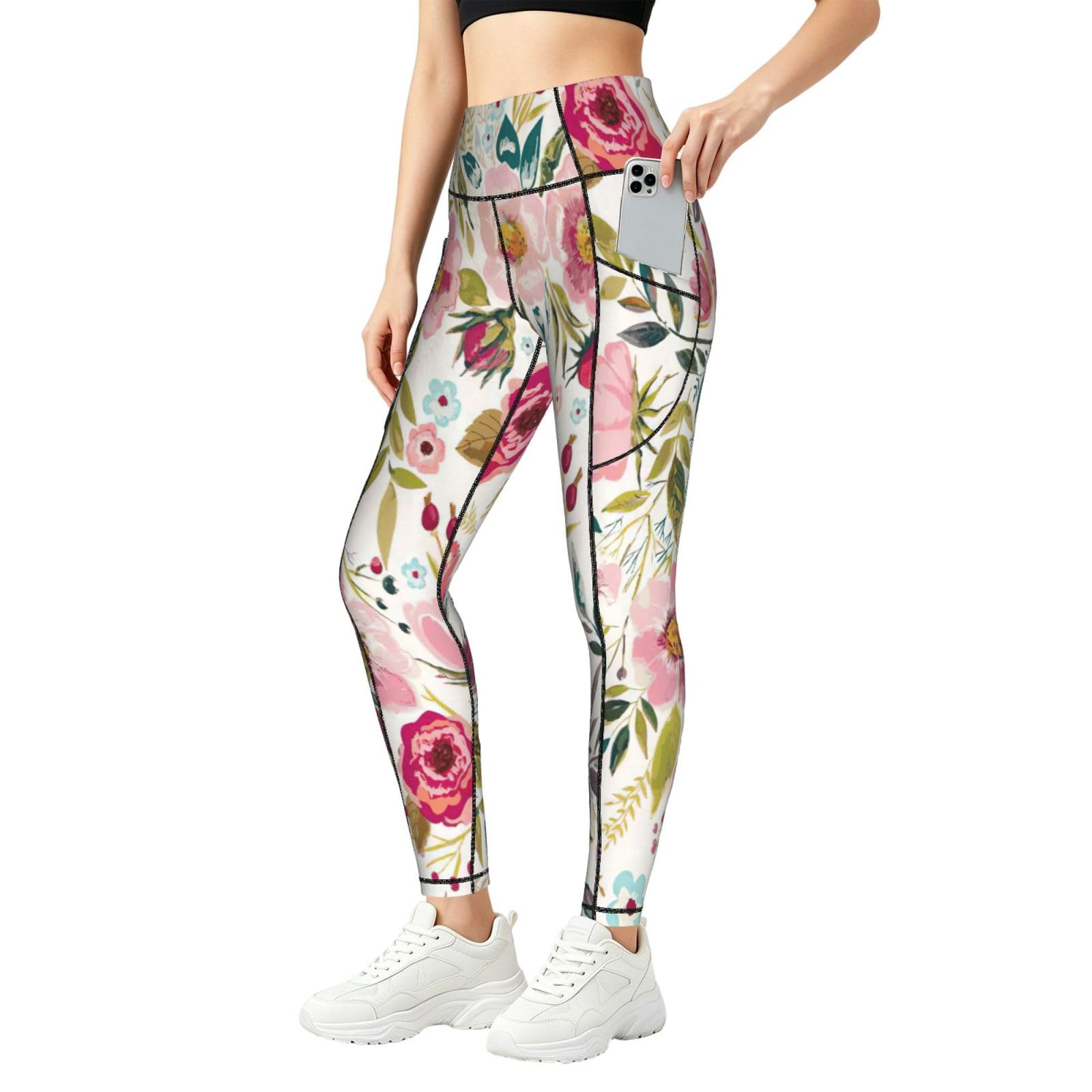 Pantalones de yoga para mujer elásticos ideales para entrenar en el gimnasio 8