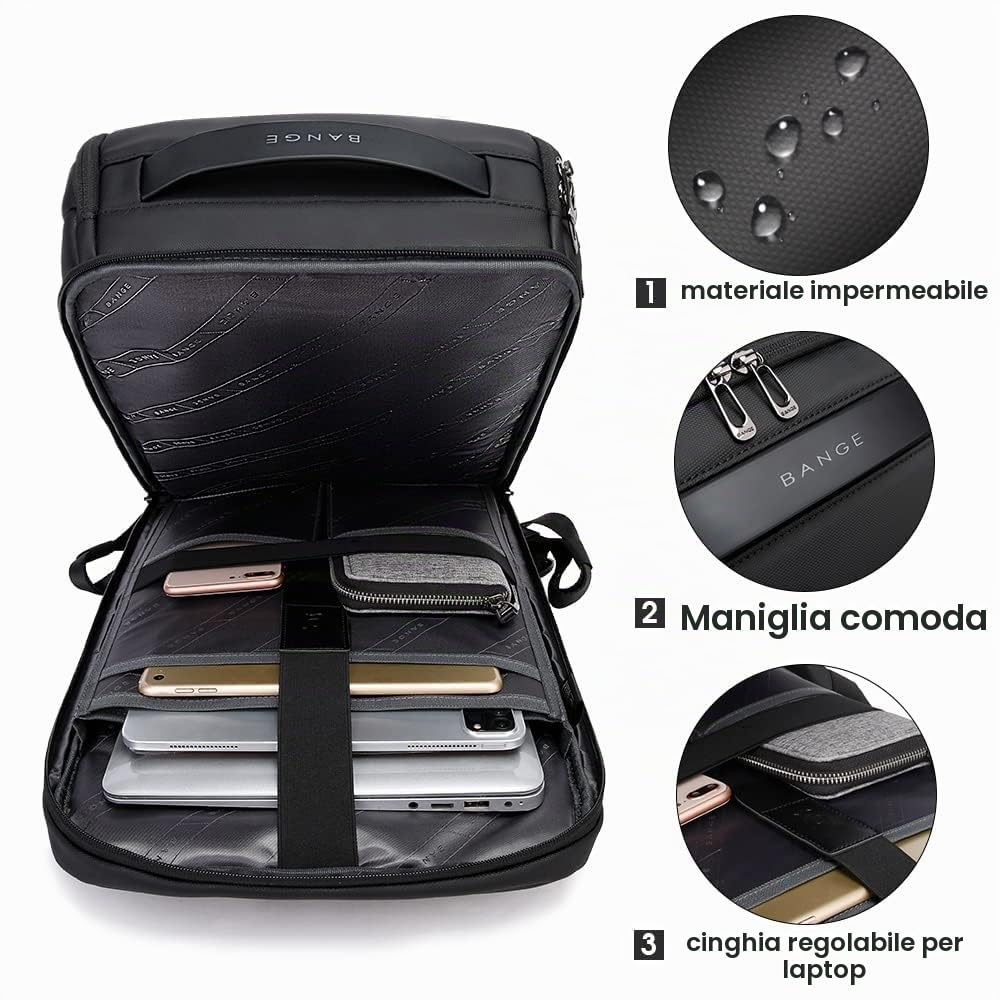 BanGe 2517 Zaino per computer portatile Unisex - Adulto (Pacco da 1)