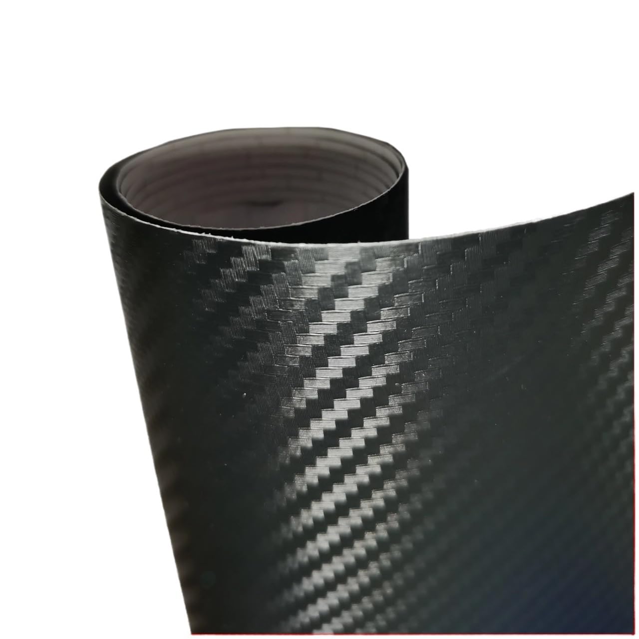 Covering fiber de carbone 3D rouge anti-rayure pour masquer les défauts de voiture