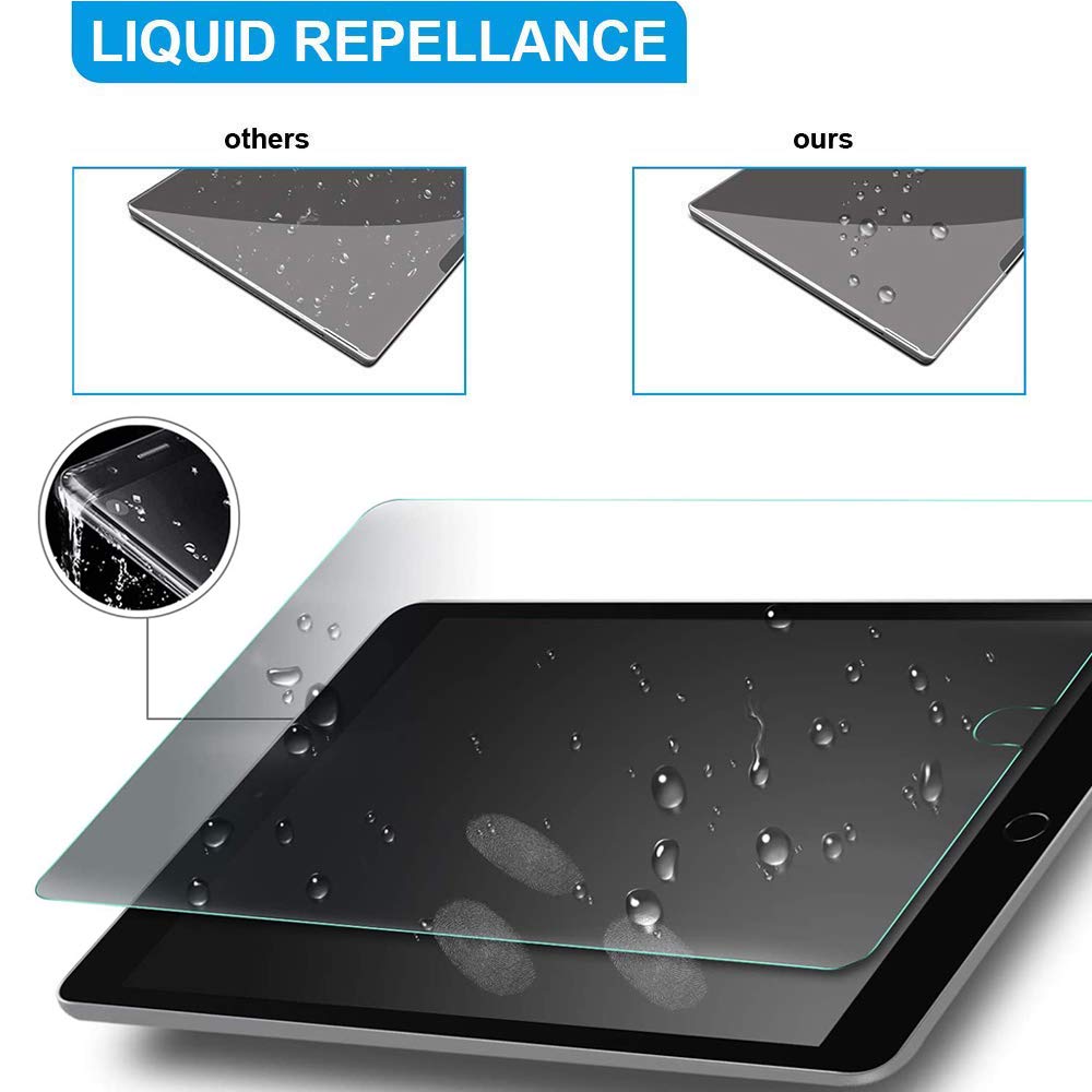 Ash-case [3 pezzi] Compatibile con Lenovo Tab M10 FHD Plus 10.3 Inches Tablet - Proteggi schermo in vetro temperato - [Bordo tondo 3D] [Durezza 9H] [Resistenza ai graffi], Cancella