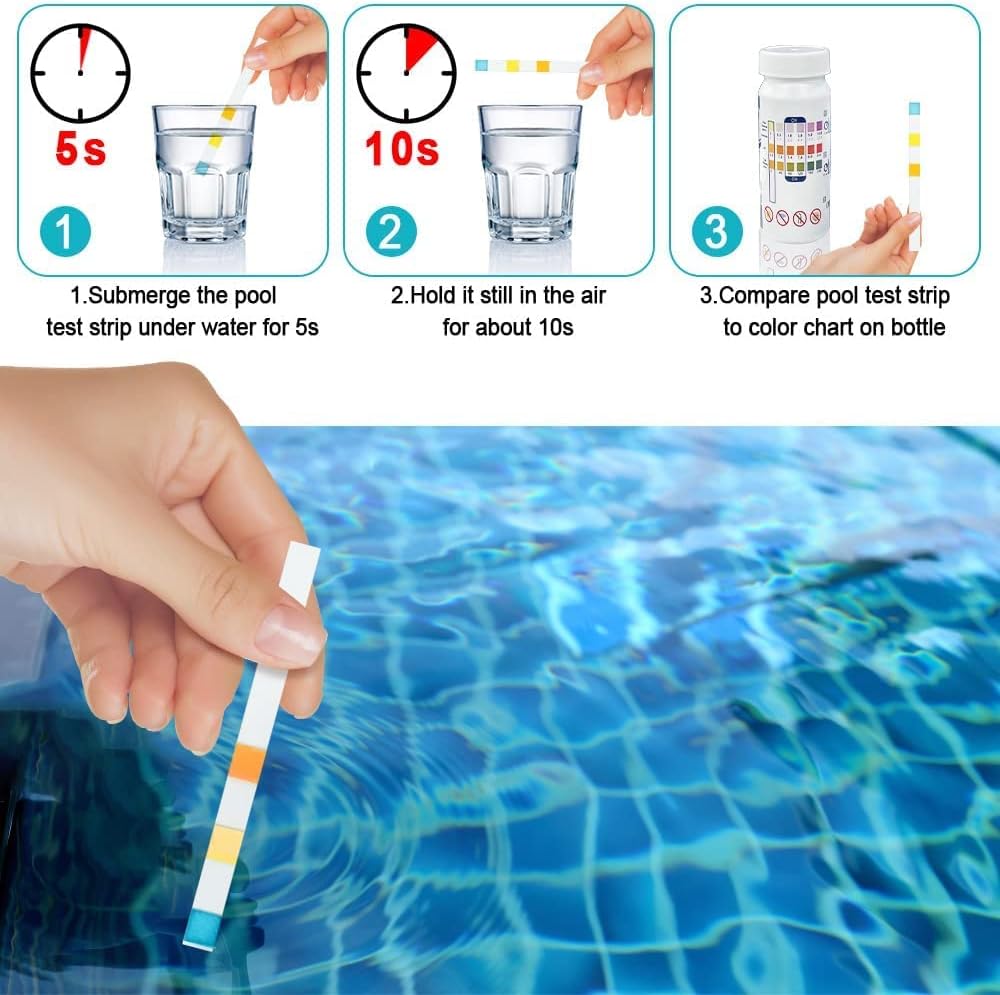 Buy Pool Chlorine Tablets, Chlorine Tablets with Floater and Test Strip