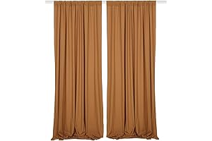Extra Soft Gold Brown Backdrop Photo Curtain