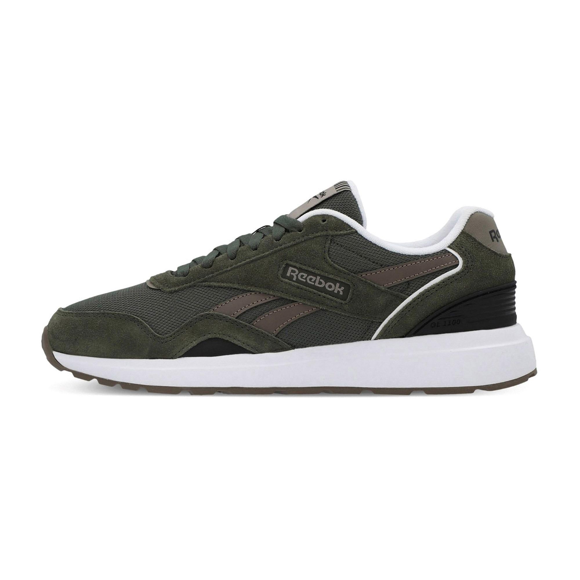 Reebok Unisex GL1100 Trainers, GRIT Green/Gritty Grey/Trek Grey, 43 EU, Grit Green Gritty Grey Trek Grey, 9 UK