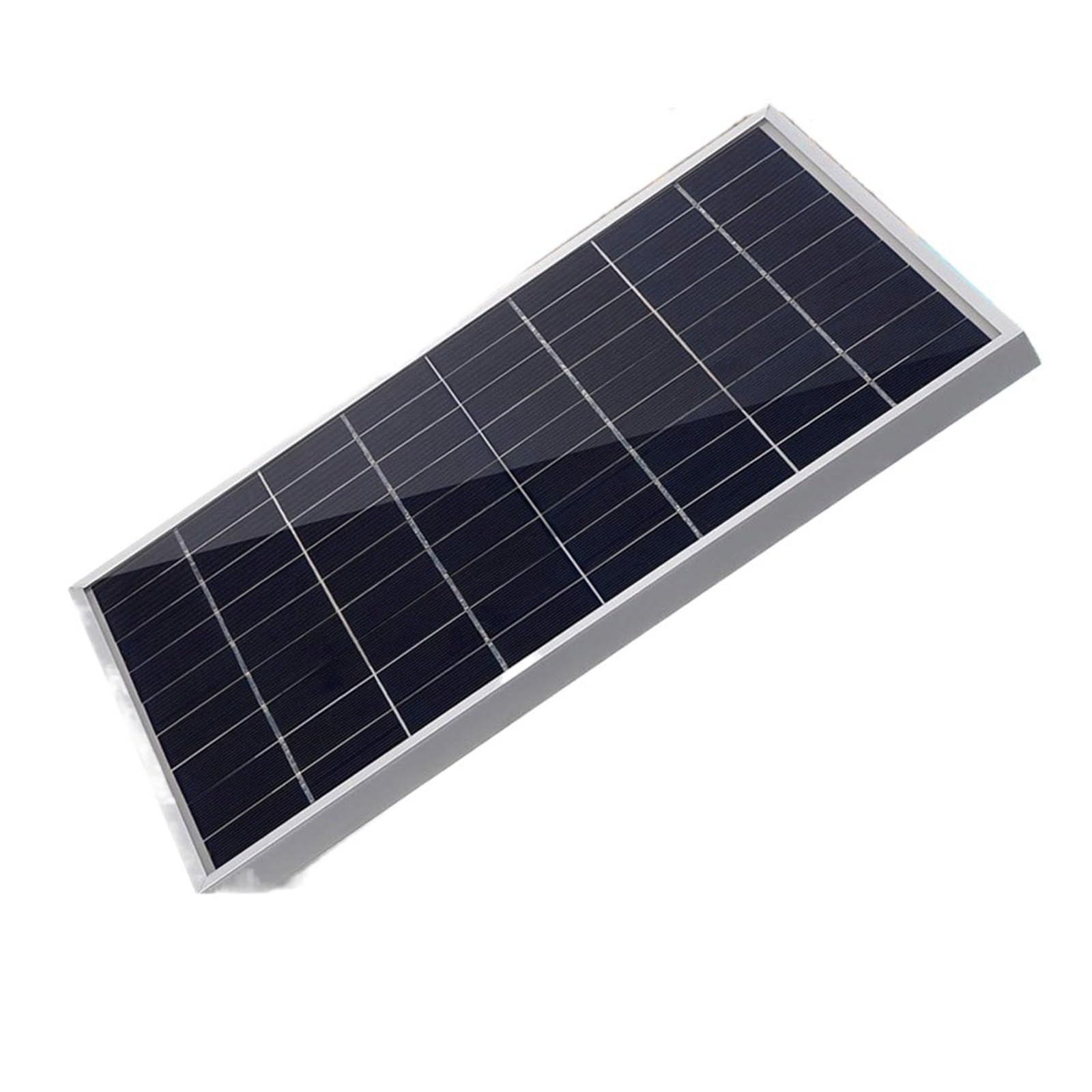 Cargador monocristalino de Panel Solar de 12V con Controlador de Carga Solar + Clip for el hogar, Camping, iluminación al Aire Libre, Autocaravana