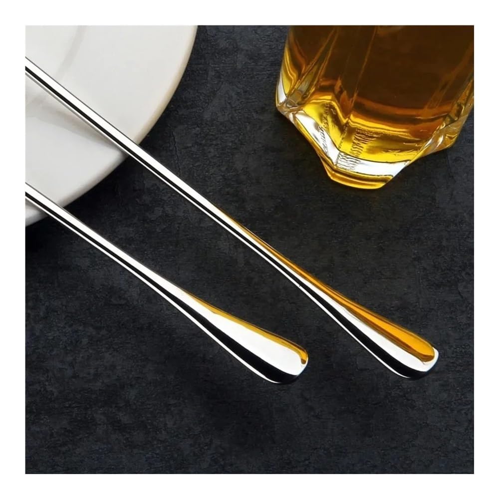 Cuillère Lot de 20 cuillères à café à Long Manche en Acier Inoxydable for thé glacé et Dessert Cuillère de Table(50PCS)