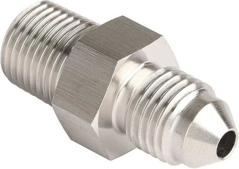 Adaptador de conexão 3AN macho para 1/8 NPT macho Podavelle em aço inoxidável – 1 unidade